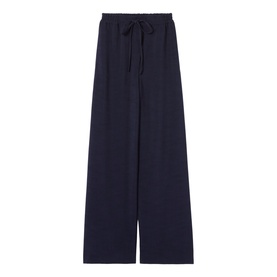Drawstring Wide Leg Trousers