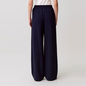 Drawstring Wide Leg Trousers