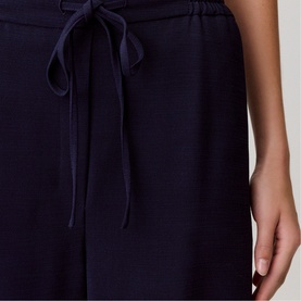 Drawstring Wide Leg Trousers