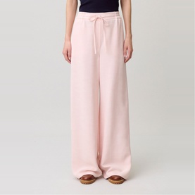 Drawstring Wide Leg Trousers