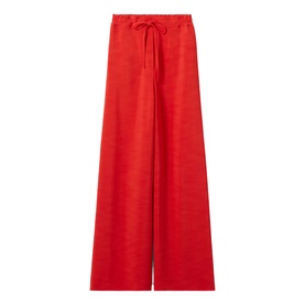 Drawstring Wide Leg Trousers