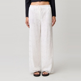 Lace Drawstring Trousers