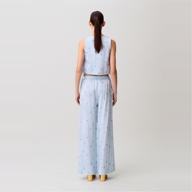 Floral Wide Leg Trousers