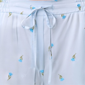 Floral Wide Leg Trousers