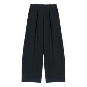 Balloon High-Rise Wide Leg Suit Trousers