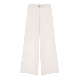 Tweed High-Rise Wide Leg Trousers