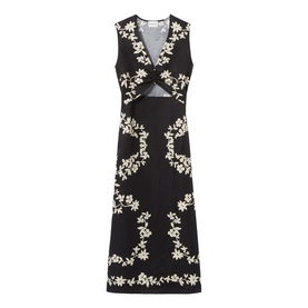 Floral Cut-Out Dress