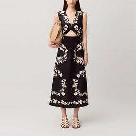 Floral Cut-Out Dress