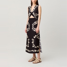 Floral Cut-Out Dress