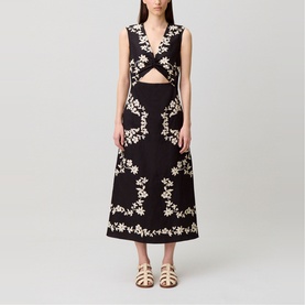 Floral Cut-Out Dress