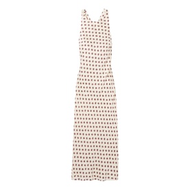 Printed Open Back Flared Dress