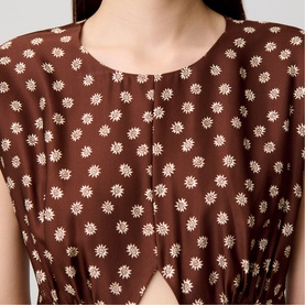 Sunflower Cut-Out Dress