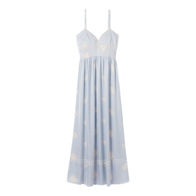 Floral Embroidered Flared Dress