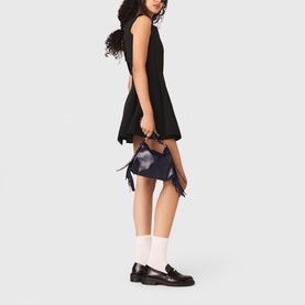 Jewelled Bow Flared Mini Dress