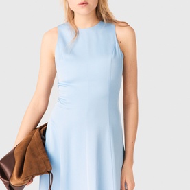 Open Back Flared Dress