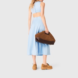 Open Back Flared Dress