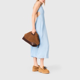 Open Back Flared Dress