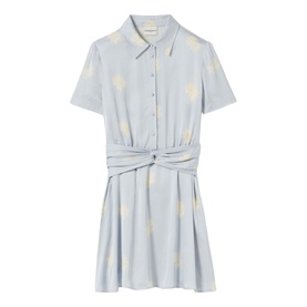 Floral Shirt Mini Dress