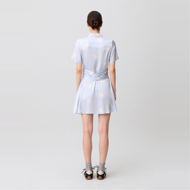 Floral Shirt Mini Dress