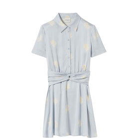 Floral Shirt Mini Dress