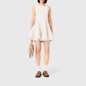 Pleated Mini Dress