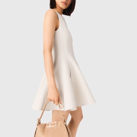 Pleated Mini Dress