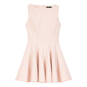 Embellished Mini Flared Dress