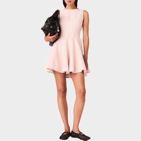 Embellished Mini Flared Dress