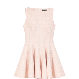 Embellished Mini Flared Dress