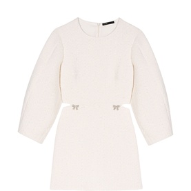 Bow Cut-Out Mini Dress