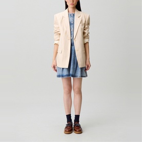 Stonewashed Denim Dress