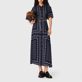 Rubarpois Dotted Shirt Dress