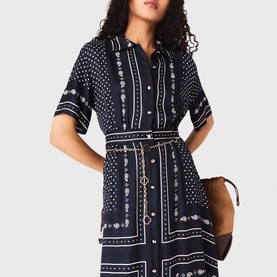 Rubarpois Dotted Shirt Dress