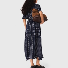 Rubarpois Dotted Shirt Dress