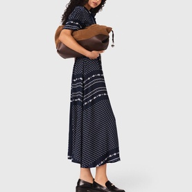 Rubarpois Dotted Shirt Dress