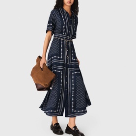Rubarpois Dotted Shirt Dress