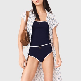 Rubarsemi Floral Shirt Dress