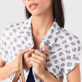Rubarsemi Floral Shirt Dress