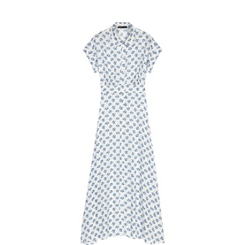 Rubarsemi Floral Shirt Dress