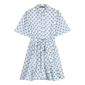Rubelasemi Floral Shirt Mini Dress