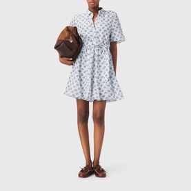 Rubelasemi Floral Shirt Mini Dress