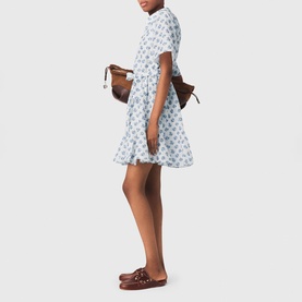 Rubelasemi Floral Shirt Mini Dress