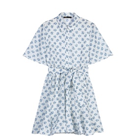 Rubelasemi Floral Shirt Mini Dress
