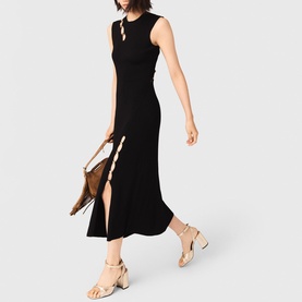 Embellished Cut-Out Dress