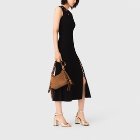 Embellished Cut-Out Dress