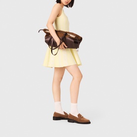 Chain Pleated Mini Dress