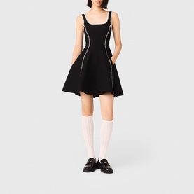 Scallop Mini Dress