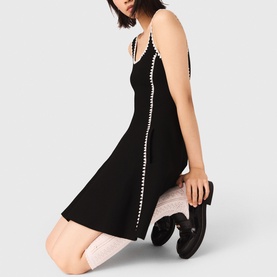 Scallop Mini Dress