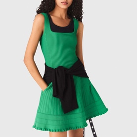 Skater Knitted Flared Dress