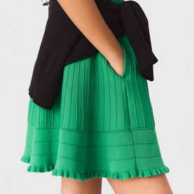 Skater Knitted Flared Dress